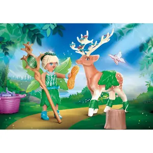 Forest fairy figurine with enchanted animal WDK Partner image-2
