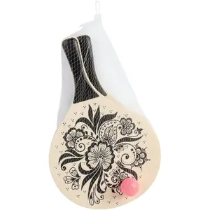 Combi wooden racket WDK Partner Beach Ball