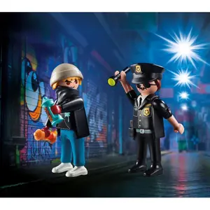 Figurine duo policeman and tagger WDK Partner image-3