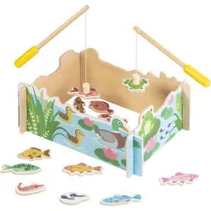 Magnetic wooden fishing set WDK Partner image-0