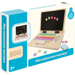 Educational games wooden laptop WDK Partner image-2