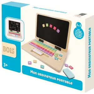 Educational games wooden laptop WDK Partner image-3