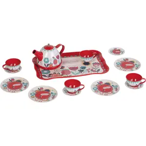 15-piece metal flower dinner set WDK Partner image-0