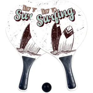 2 raquettes de plage et 1 balle WDK Partner Day to Surf image-0