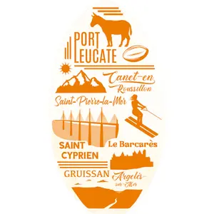 Strandspiele Skimboard aus Holz WDK Partner Mer (x6) image-0