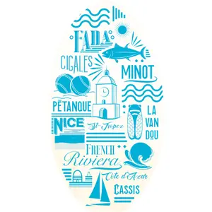 Strandspiele Skimboard aus Holz WDK Partner Azur (x6) image-0