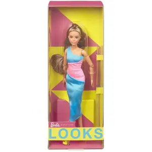 Barbie doll brown dress color WDK Partner image-4