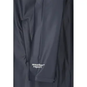 Women's Long Waterproof PU Jacket Weather Report Typhoon image-2
