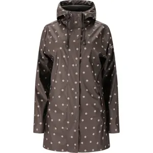 Women's PU Waterproof Jacket Weather Report Sunrise Aop