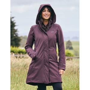 Damen lange wasserfeste Reitjacke Weatherbeeta