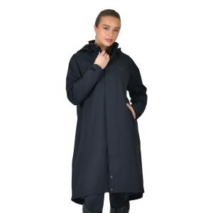 Wasserdichte Reitjacke mit Kapuze, Damen Weatherbeeta longline