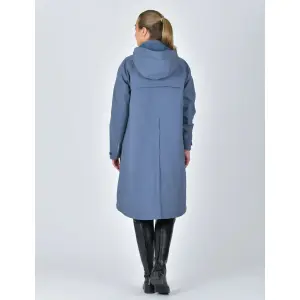 Women's waterproof hooded riding jacket Weatherbeeta longline image-2