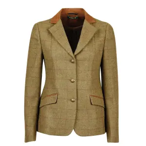 10017650-eng-anliegende-reitjacke-mit-wildlederkragen-damen-dublin-albany-tweed-braun