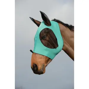 Stretch fly mask for horse eyes and ears Weatherbeeta Bug image-0