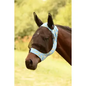 Stretch fly mask for horse eyes and ears Weatherbeeta image-0