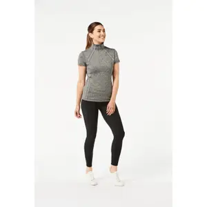 Hoch geschnittene Reitleggings mit reflektierender Kompression, Damen Dublin image-1