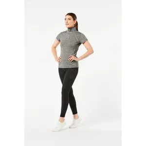 Hoch geschnittene Reitleggings mit reflektierender Kompression, Damen Dublin image-0