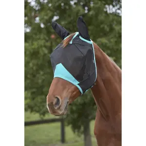 Μάσκα κατά των μύγων για άλογα Weatherbeeta en maille fine avec une couverture oreilles Comfitec Deluxe image-0
