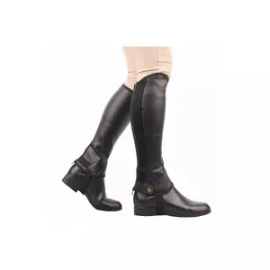 Μίνι-τσάπς για κορίτσια Weatherbeeta Saxon Equileather image-0