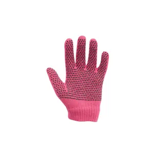 Children's riding gloves with button handle Dublin Magic image-1