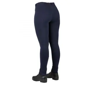 Pantalón de equitación infantil por la rodilla Dublin Supa-fit pull on image-1