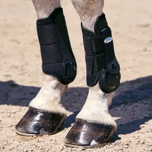 Guêtres pour cheval cross-country Weatherbeeta Flexi Shell Hind image-0