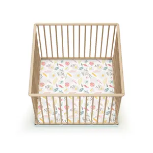 Parc fixe fond textile pour bébé Webaby image-1