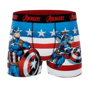 Children's boxer shorts Avengers Captain America VS Iron Man (x6) image-0