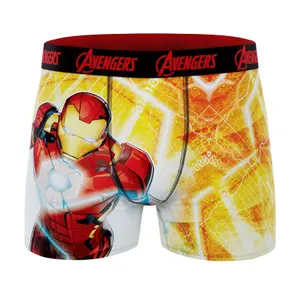Children's boxer shorts Avengers Captain America VS Iron Man (x6) image-1