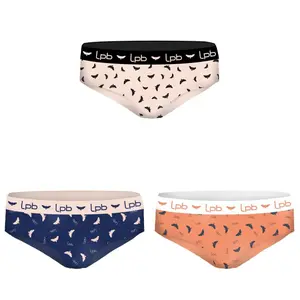 Girls' boxer shorts Les P'Tites Bombes (x3) image-0