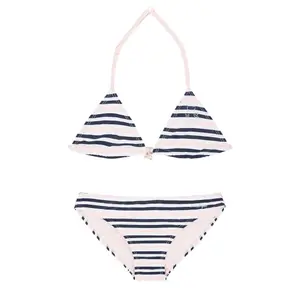 2 pieces swimsuit triangle rosp girl Lulu Castagnette image-0