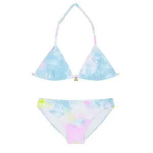 2-piece triangle swimsuit tad girl Lulu Castagnette image-0