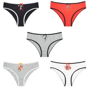 Assorted girl's briefs Miraculous (x5) image-0
