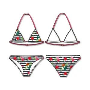 2-piece triangle swimsuit kev girl Freegun image-0