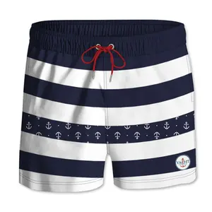 Calções de banho de cintura totalmente elástica Yacht Nautic Club image-0