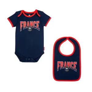 Ensemble body + bavoir bébé France 2022/23 image-0