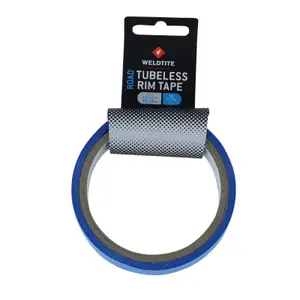 Fond de jante atelier adhesif conversion route-VTT tubetype en tubeless Weldtite image-0