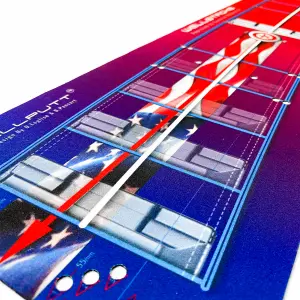 Tapis de putting droitier Wellputt Wellstroke 12° Stars & Stripes edition image-1