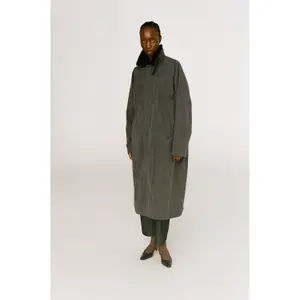 Womens Long Distressed Jacket Welter Shelter Coach image-2