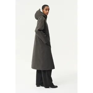 Langer Mantel Röhrenform Damen Welter Shelter Roomy image-4