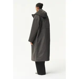 Langer Mantel Röhrenform Damen Welter Shelter Roomy image-5