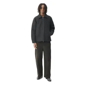 Manteau Laine Bondée Welter Shelter Zip Up Alpaga