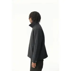 Manteau Laine Bondée Welter Shelter Zip Up Alpaga image-4