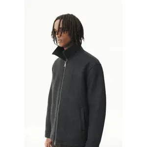 Manteau Laine Bondée Welter Shelter Zip Up Alpaga image-5