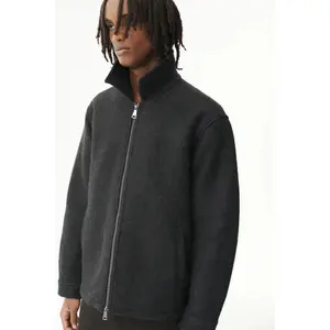 Manteau Laine Bondée Welter Shelter Zip Up Alpaga image-6