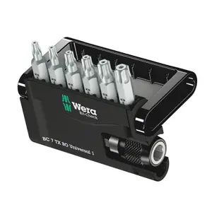 Sæt med 7 torx-bits Wera Bit Check (x7)