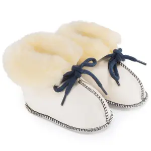 Baby lambskin slippers Werner Christ Horse image-0