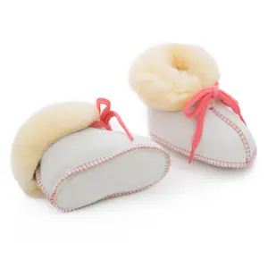 Baby lambskin slippers Werner Christ Horse image-1