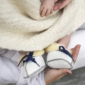 Baby lambskin slippers Werner Christ Horse image-2