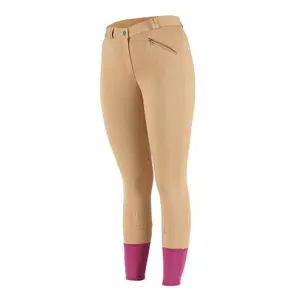 Girls' mid grip knitted competition trousers Wessex image-0